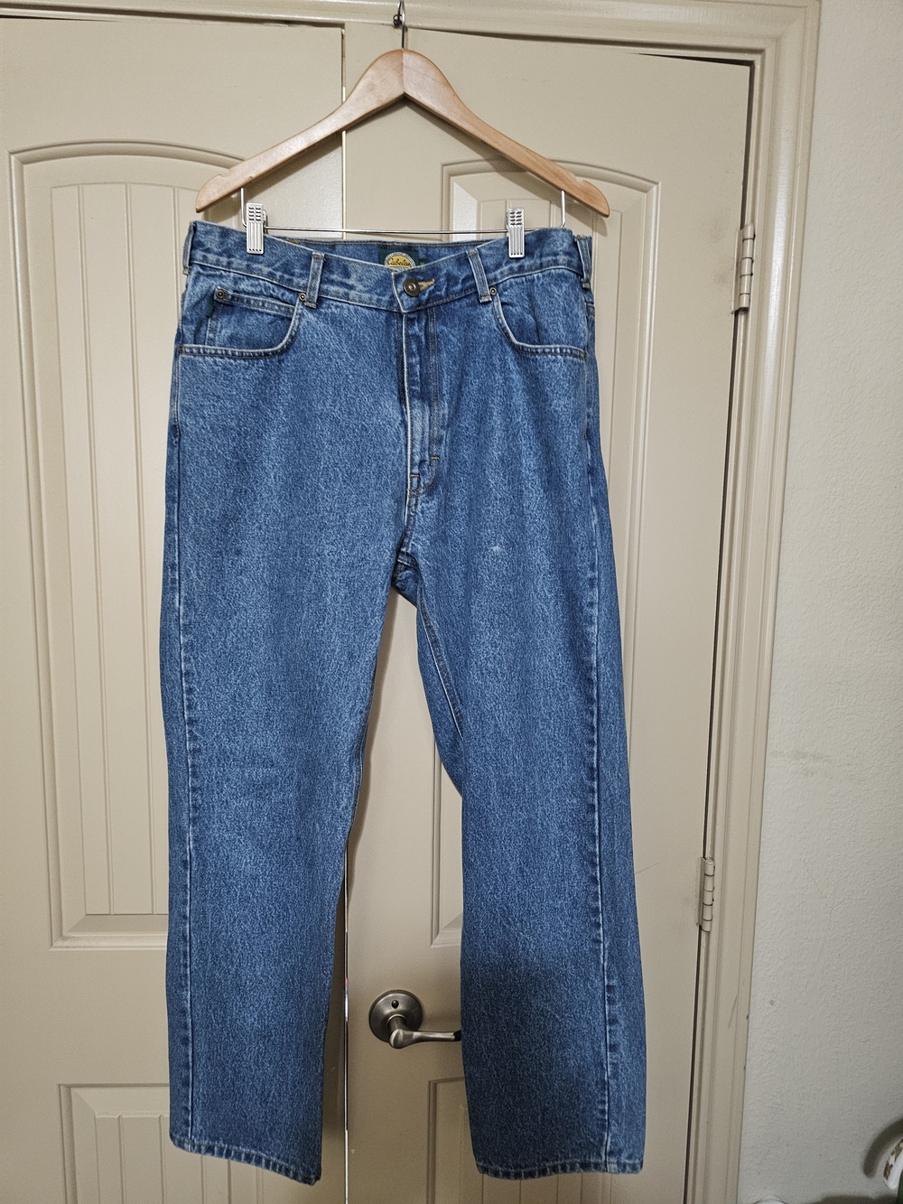 Cabela's Men's Straight-Leg Denim Jeans in Blue